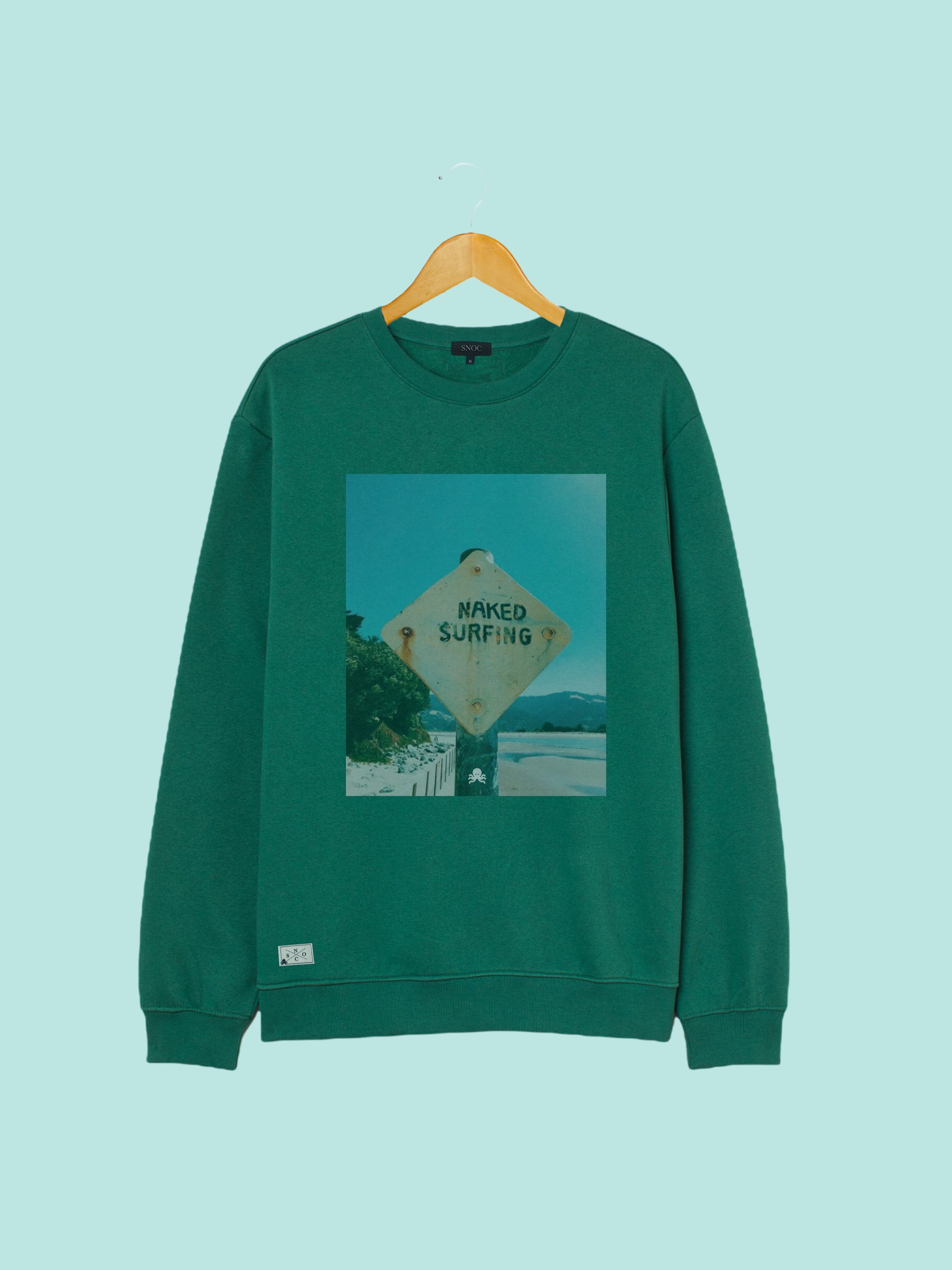 SNOC - Wholesale Graphic Sweatshirt - Unisex - SNOC NAKED SURFING SWEATSHIRT1
