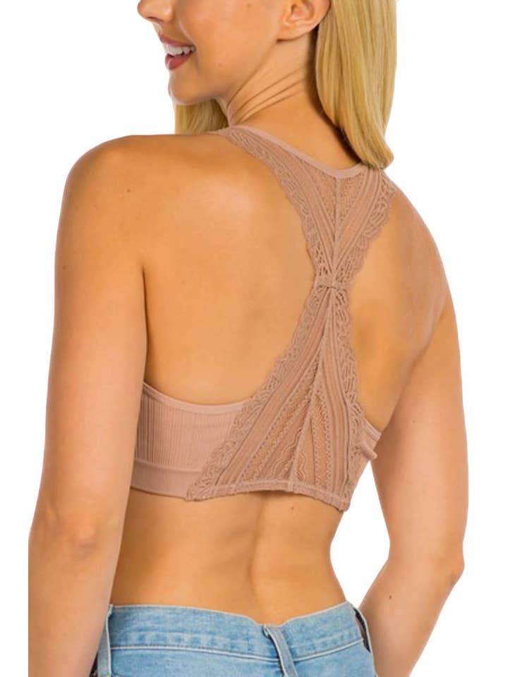 Vanilla Monkey - Wholesale Bralette - Women's - Lace Racerback Bralette3