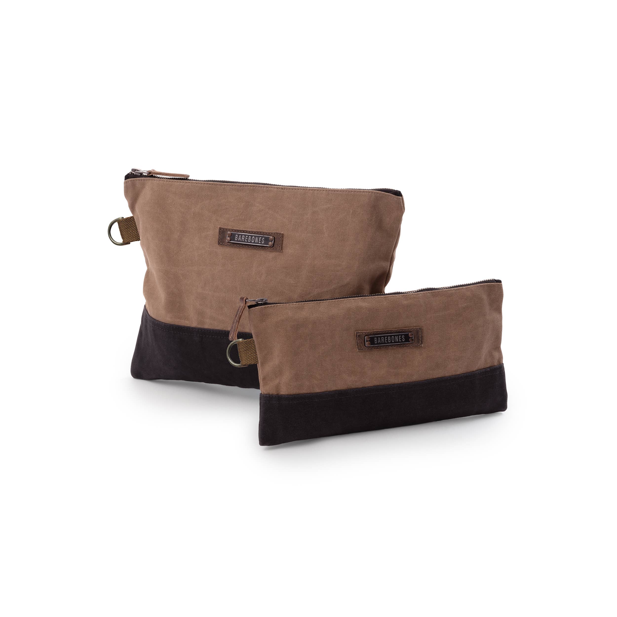 Barebones - Wholesale Pencil Case/Pouch - Neelum Zipper Pouch Bag -Waxed Canvas Bag