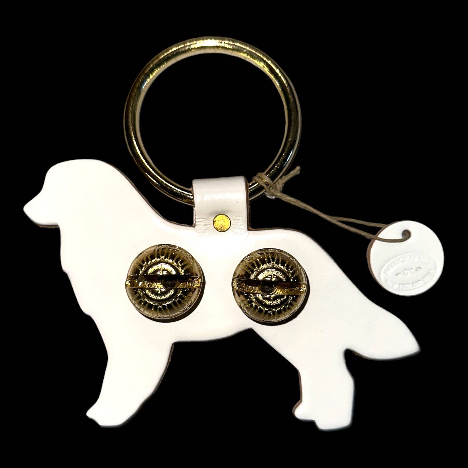 New England Bells - Wholesale Door Hanger - Designer Door Chime - Great Pyrenees / Golden Retriever3