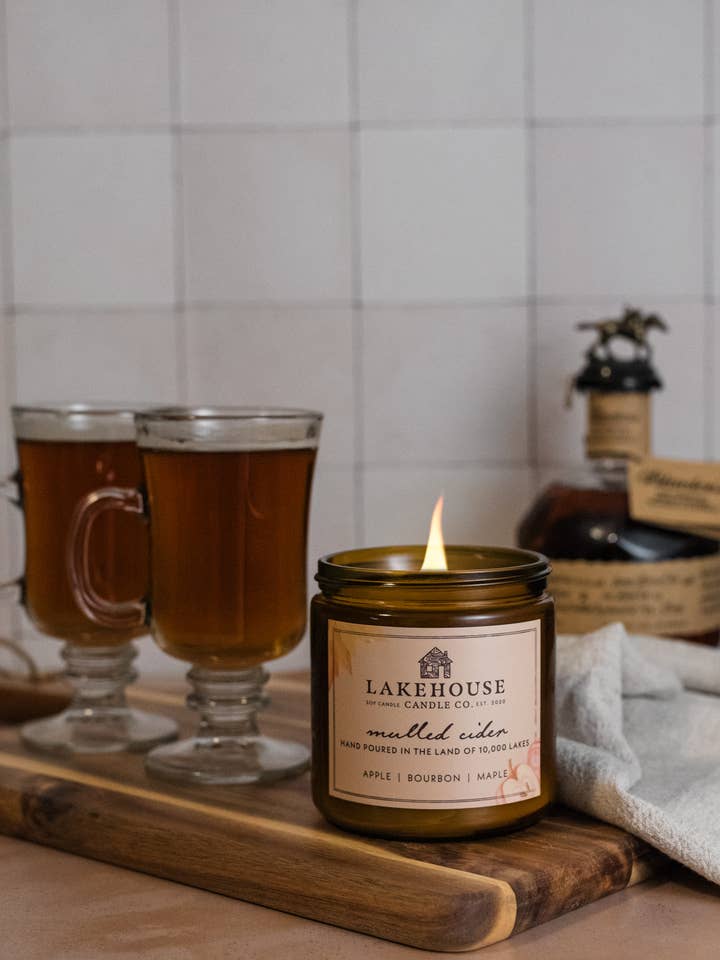 Mulled Cider for wholesale by Lakehouse Candle Co.