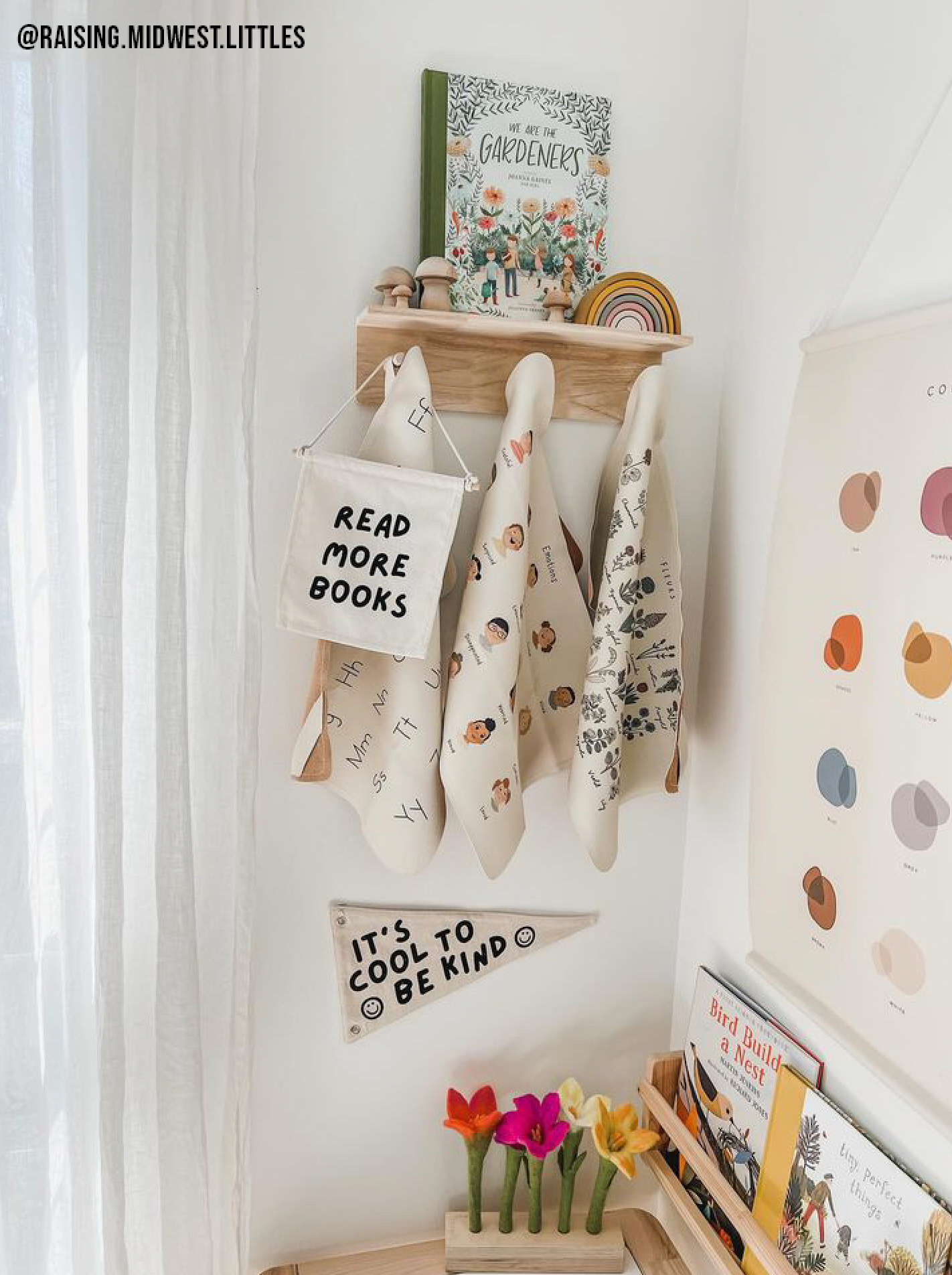 Cherrypick - Wholesale Flag - It's Cool To Be Kind Canvas Pennant Flag - Kids Decor2