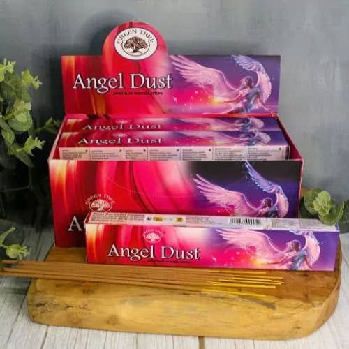 WONDER IMPORTS AUSTRALIA - Wholesale Incense - Angel Love Incense 15gms Sticks Green Tree