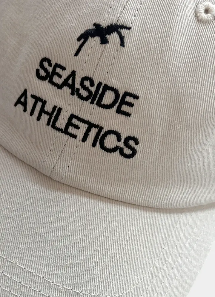 BIRD & HILL. - Wholesale Baseball Cap - Unisex - Seaside Athletics Cap - Beige Hat - Vintage Cap - Unisex1