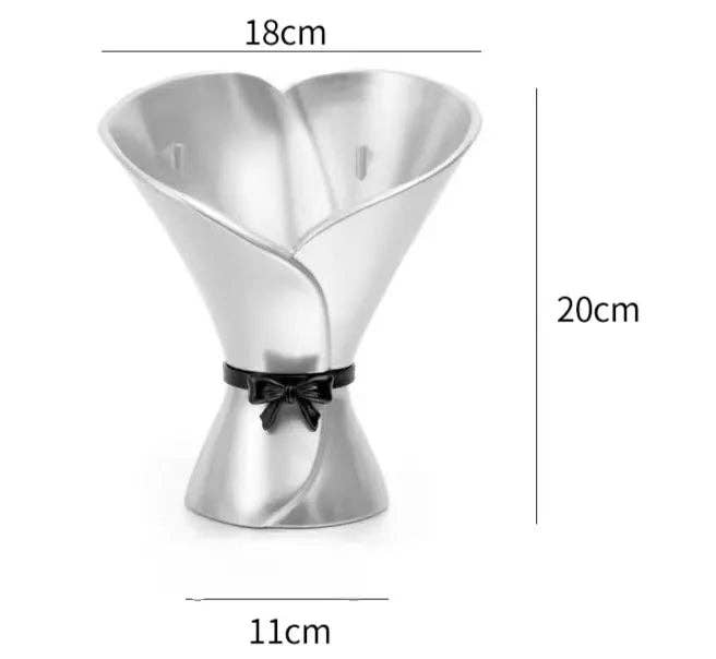 Elegant Design Supply - Wholesale Vase - Hand Held Flower Cone Vase
0