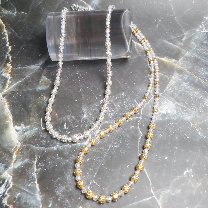 Gemstone Necklace: Zircon for wholesale by Thorneapple Designs