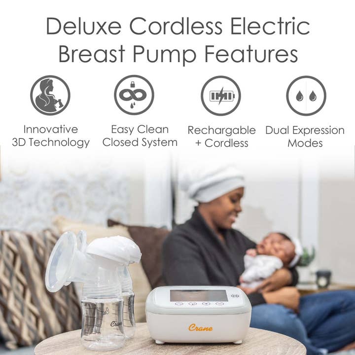 Crane Baby - Wholesale Nursing Pillow/Pad - Maternity - Rechargeable Breast Pump - Deluxe