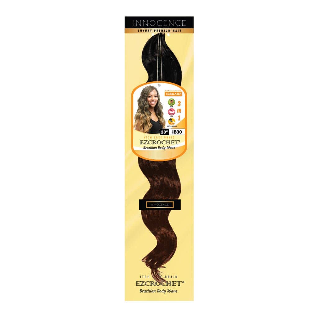 EZBRAID UK - Wholesale Hair Extensions - EZCROCHET Brazilian Body Wave 20"2