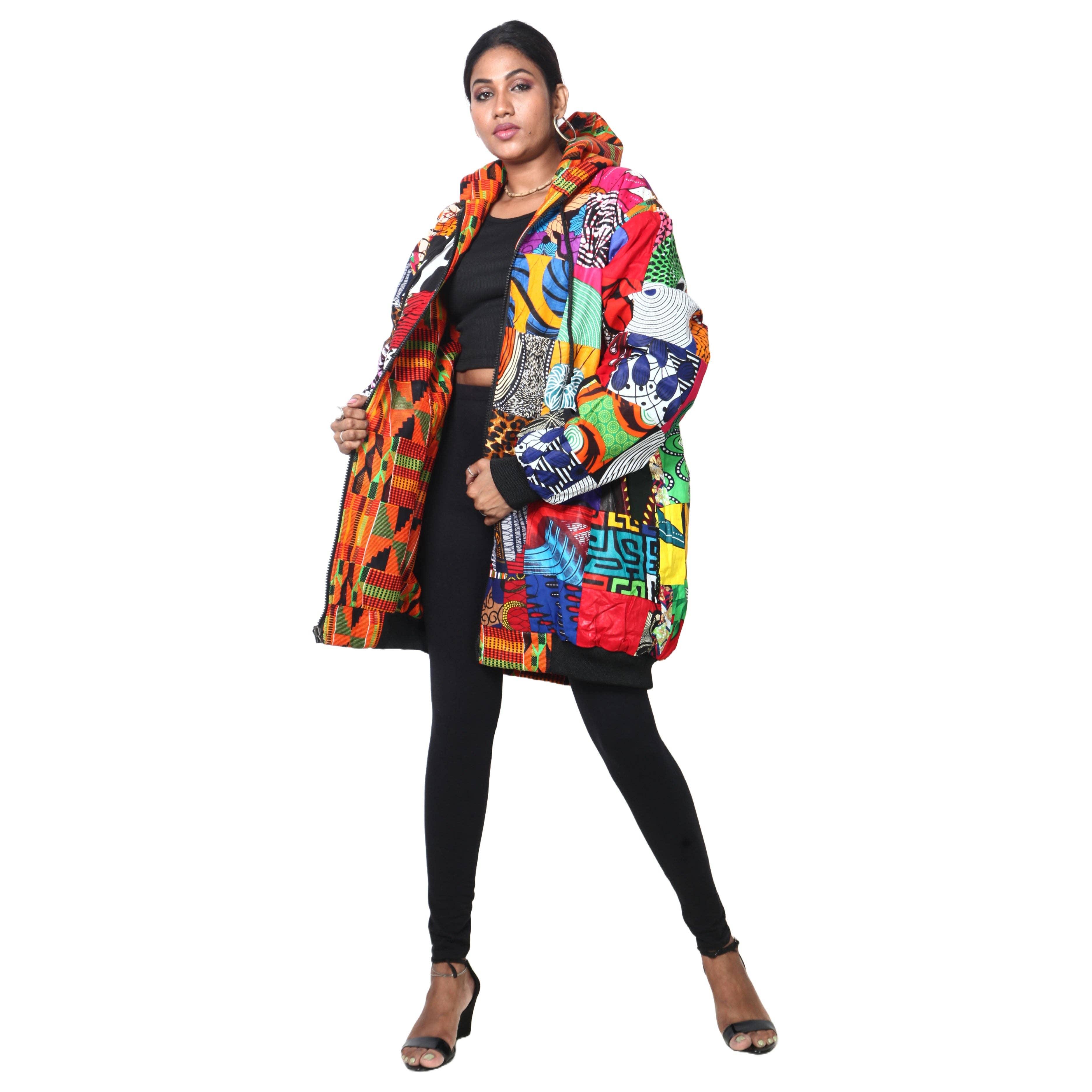 African Stars - Wholesale Retailer Display - Apparel - Unisex Reversible Jacket -- FI-279