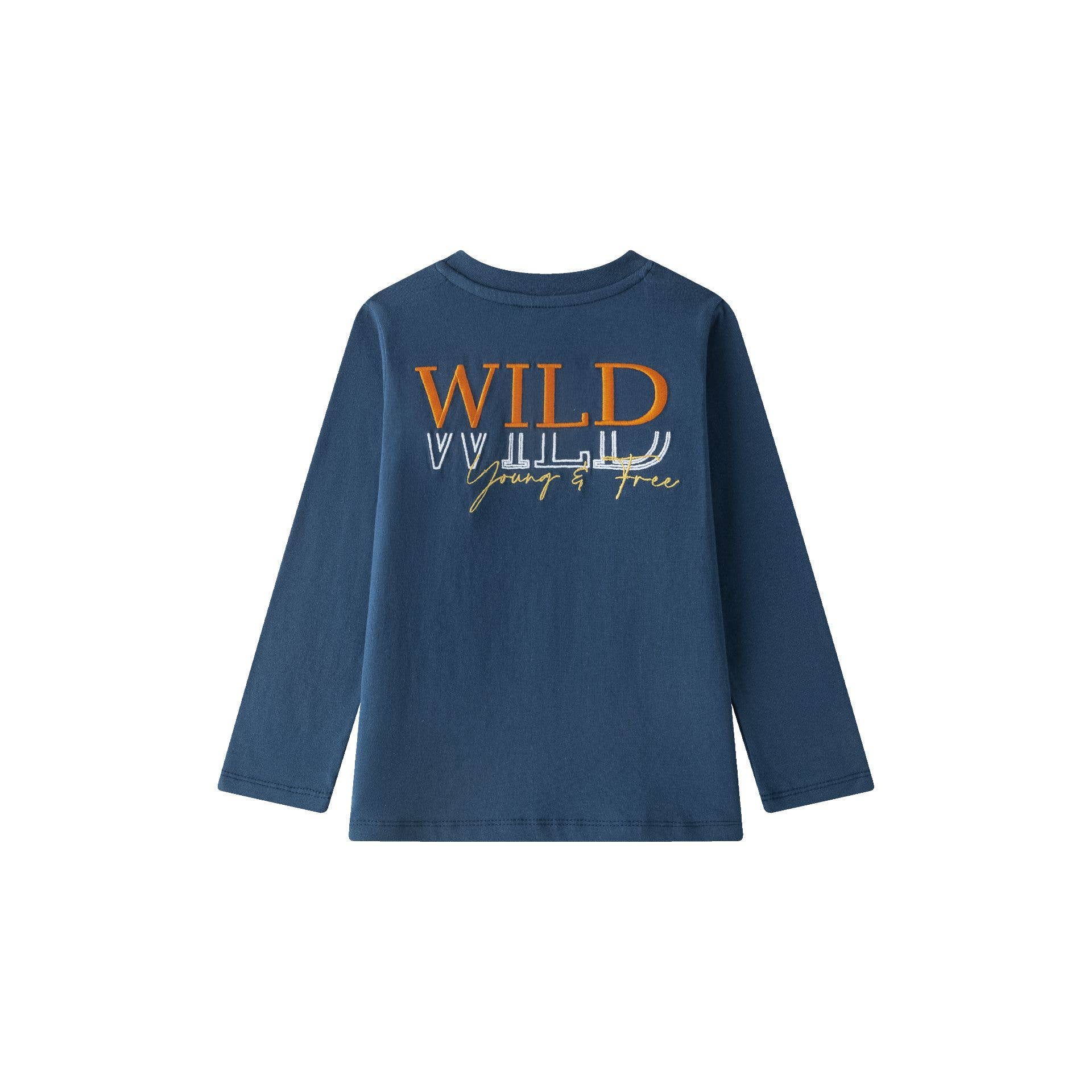 Newness Kids - Wholesale Screen Printed T-Shirt - Kids - Long-sleeve boy's t-shirt JBI652482