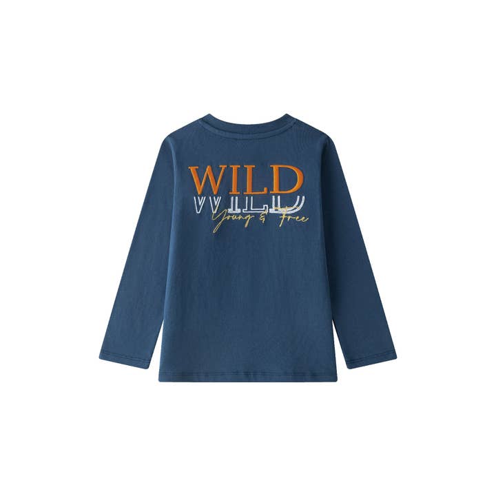 Newness Kids - Wholesale Screen Printed T-Shirt - Kids - Long-sleeve boy's t-shirt JBI652482
