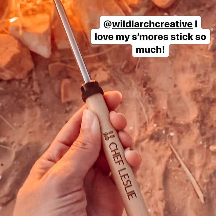 Wild Larch Creative - Wholesale Kitchen Tool/Gadget - 🔥 Personalized S'More Sticks | Marshmallow Roasting Sticks