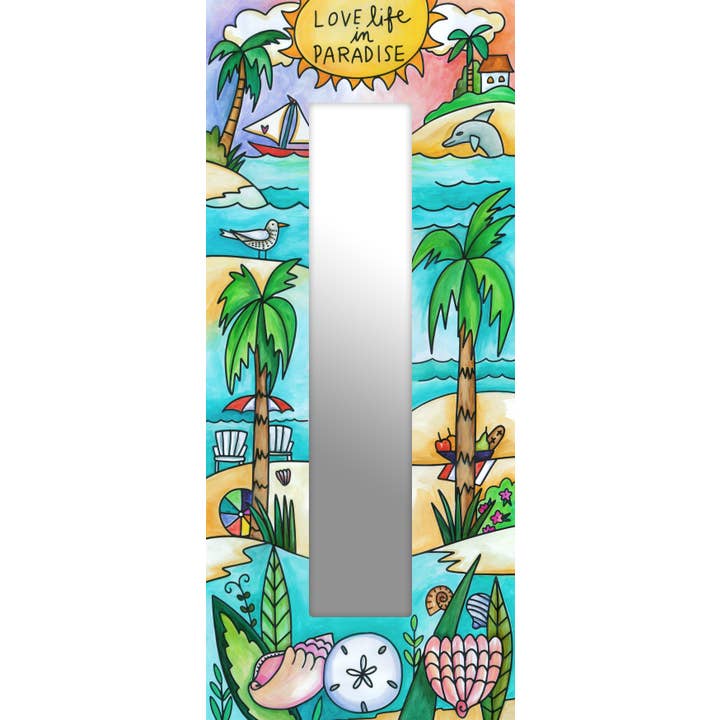 Sticks - Wholesale Wall Mirror - "Island Style" Rectangle Mirror