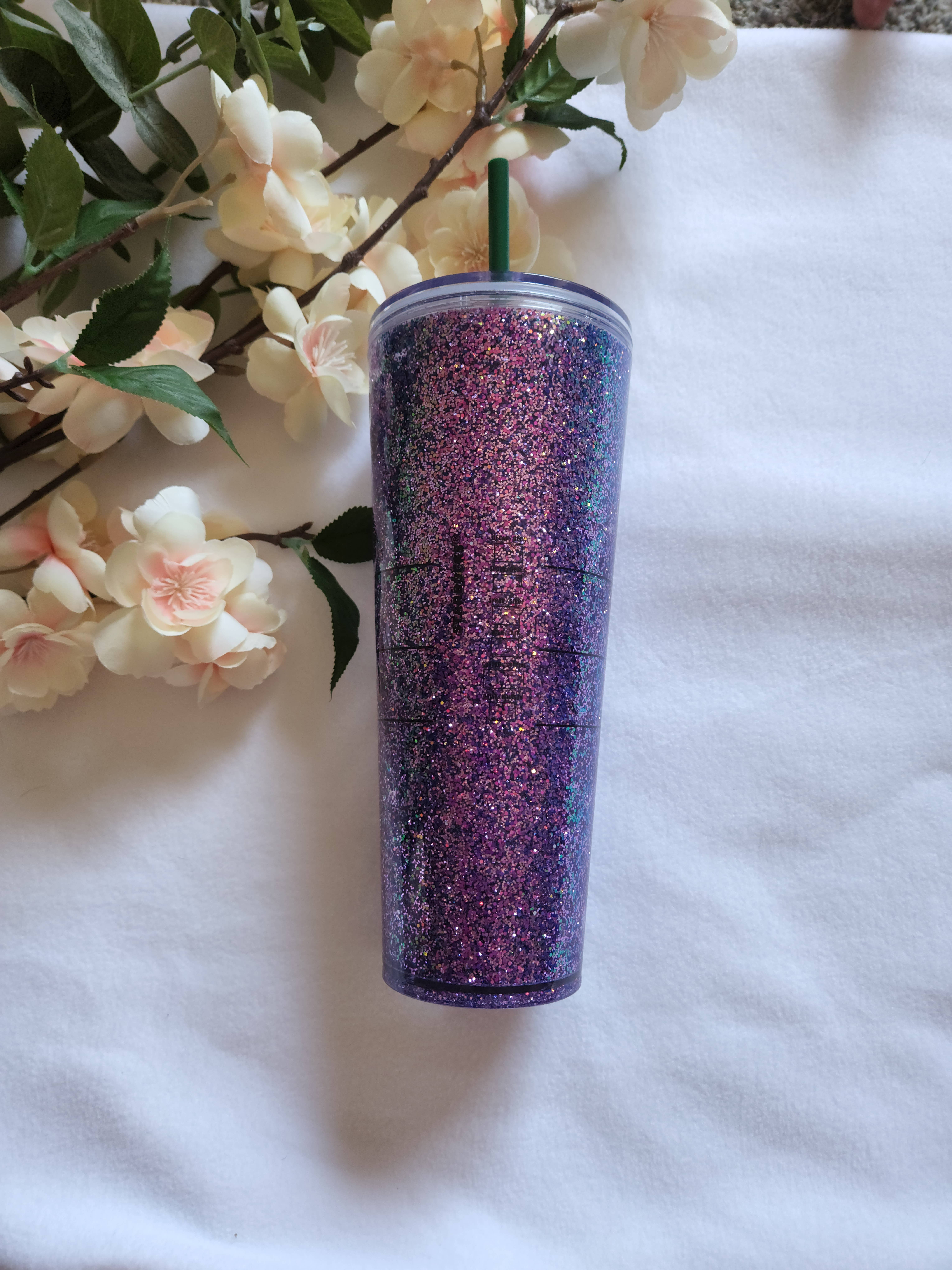 GDesignstees - Wholesale Insulated Mug/Tumbler - Purple Snowglobe Tumbler, Glitter Tumbler, Coffee Mug2