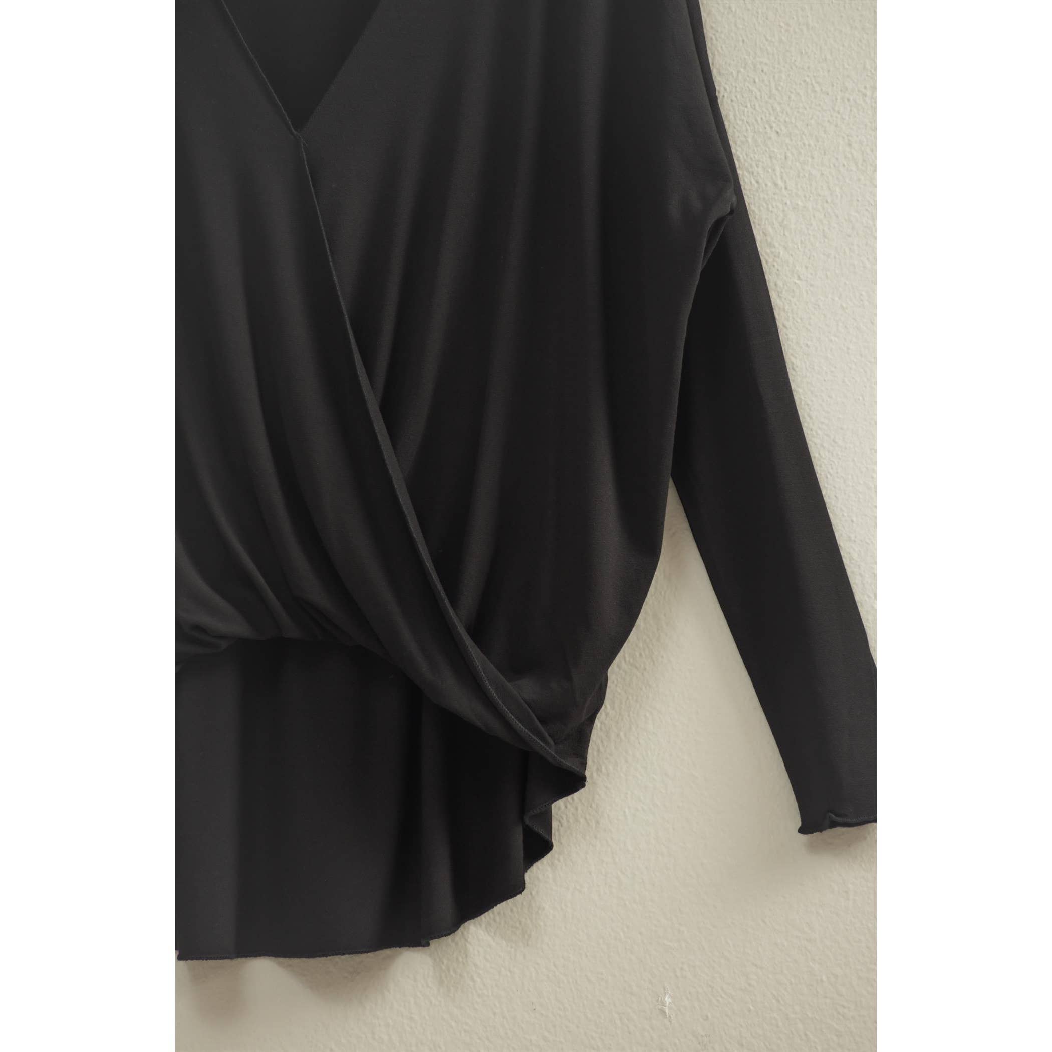 Double Zero - Vendita all'ingrosso Camicia - Donna - Top a maniche lunghe drappeggiato8