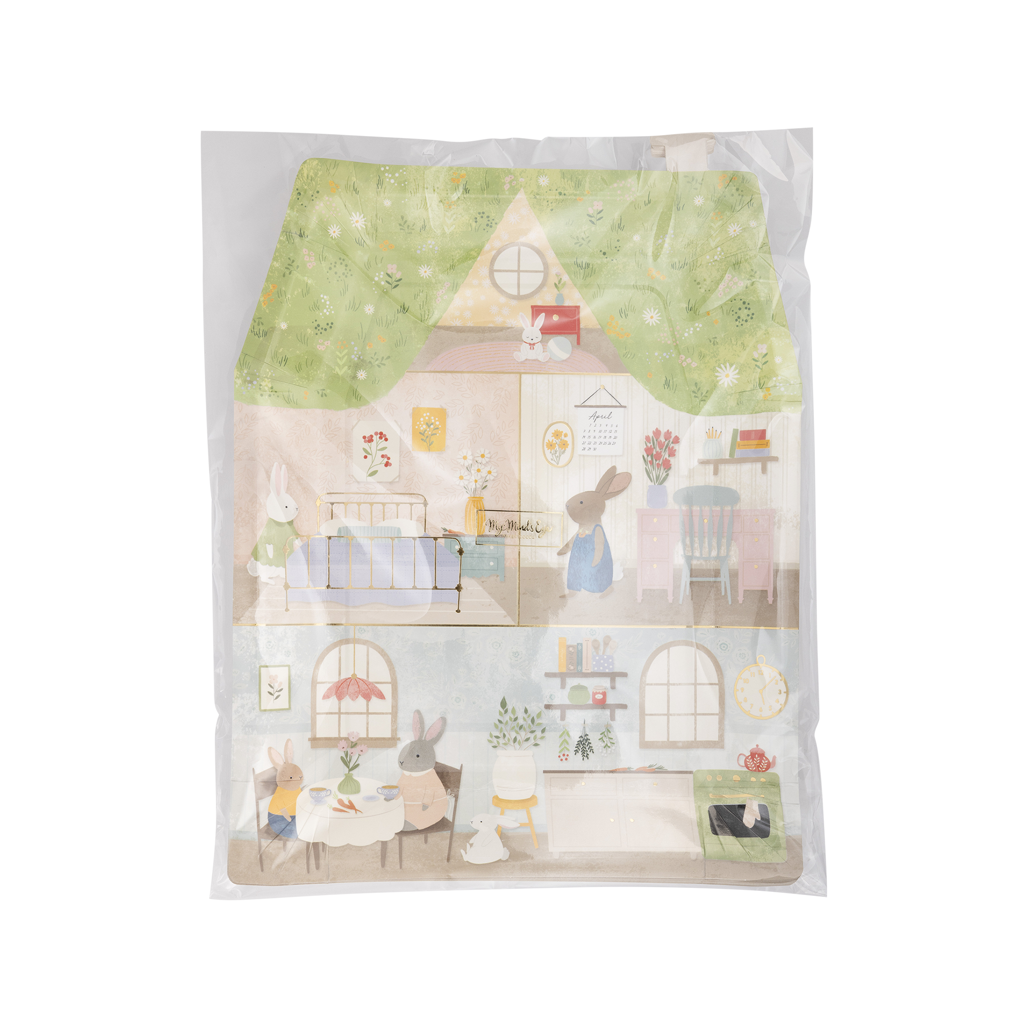 My Mind’s Eye – Engroshandel Engangstallerken – BUN1040 - Kanin Sommerhus Formet Papir Tallerken1