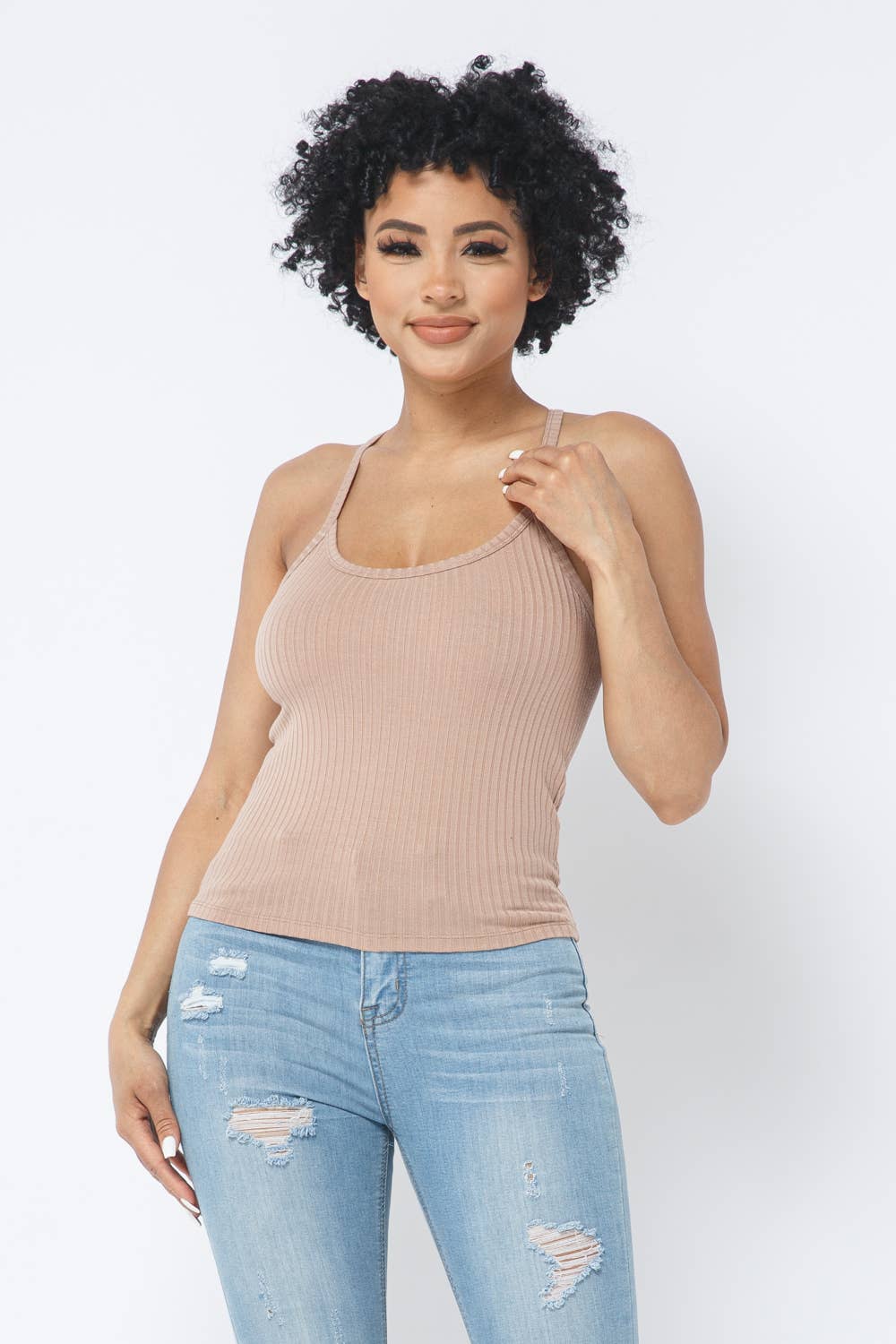 Julia by LoveJ - Wholesale Tank Top - Women's - Rib Racer Back Sleeveless Tank Top33