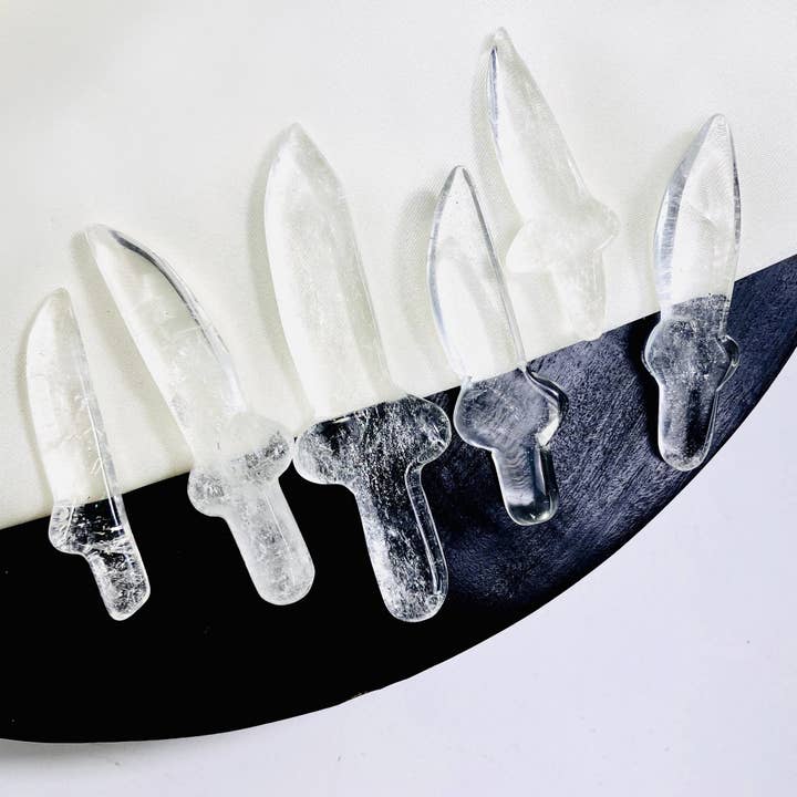 Rock Paradise - Wholesale Spiritual stone/crystal - Crystal Gemstone Knife Spiritual Stone Cabochons8