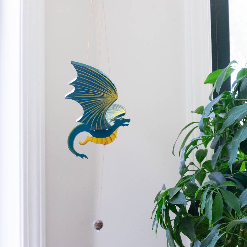 Tulia's Artisan Gallery - Wholesale Mobile - Sea Dragon Flying Mobile2