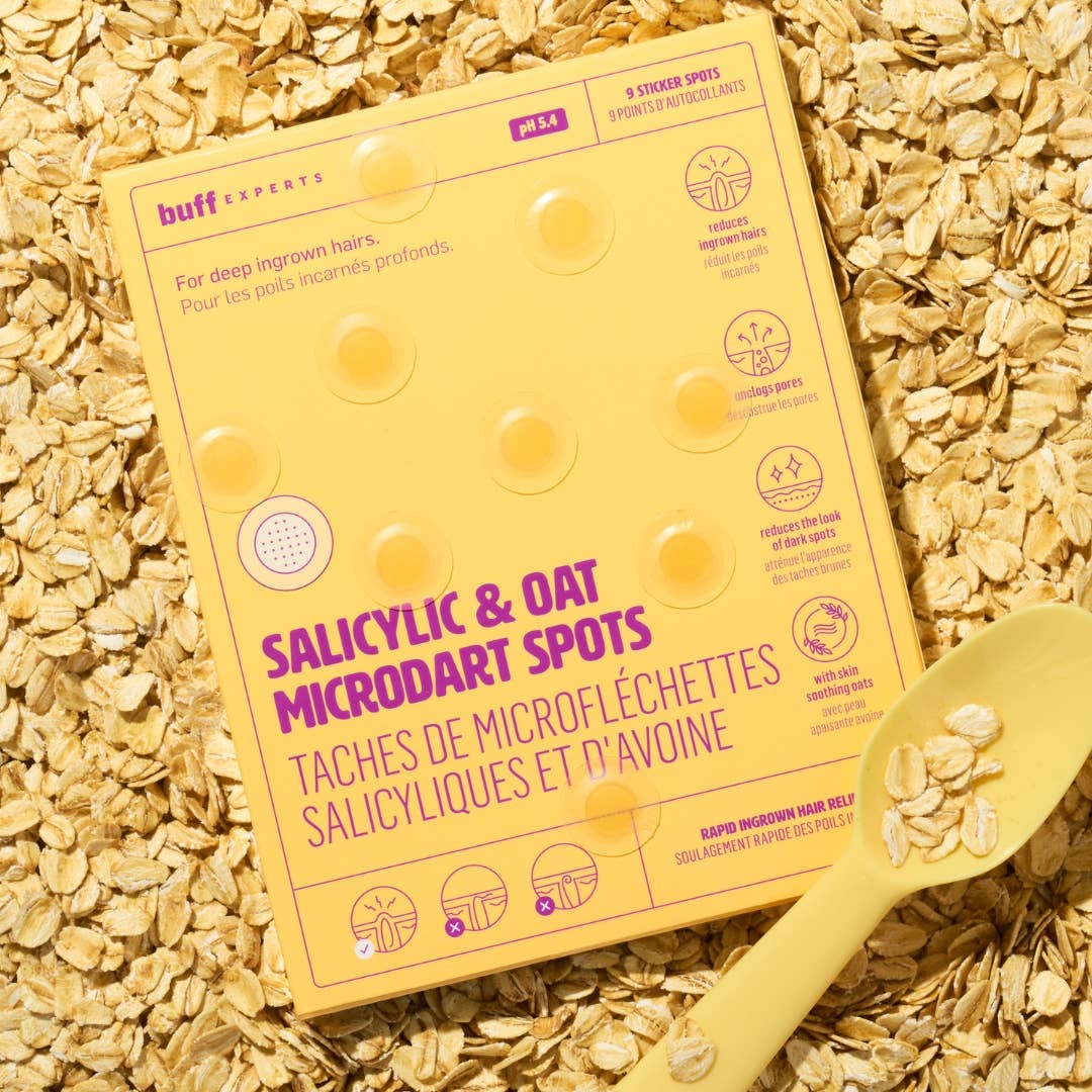 Buff Experts - 🇨🇦 - Wholesale Acne/Hydrocolloid Patch - Salicylic & Oat Microdart Spots - Treats Ingrown Hairs2