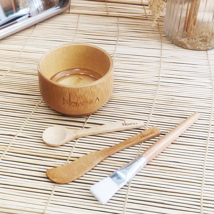 Nemeska - Vendita all'ingrosso Ciotola - Ciotola in bamboo per preparazioni viso, corpo o capelli2