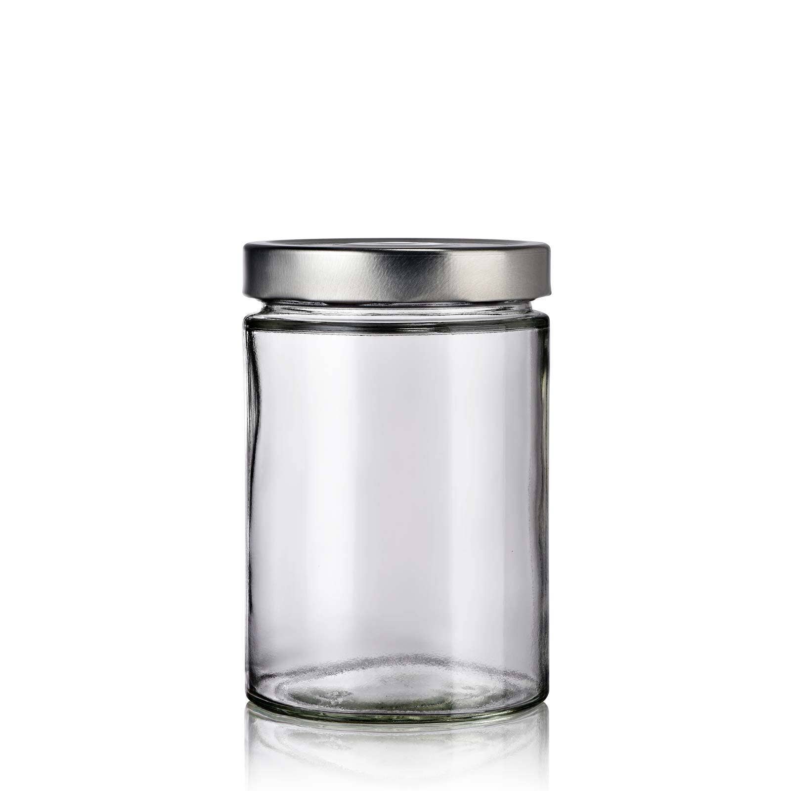 Little Pots - Wholesale Jar - 580ml Muscadin glass jar with high skirt lid4