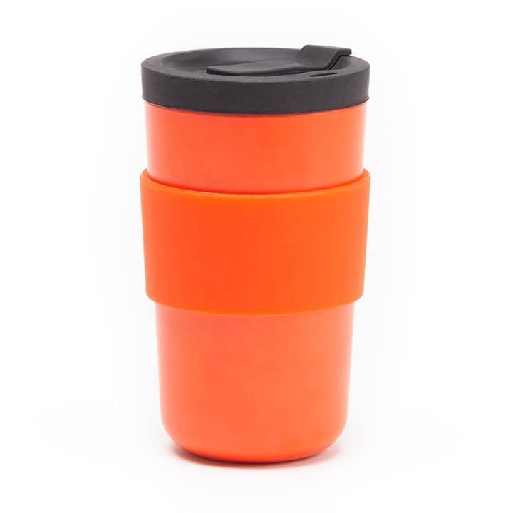Go Reusable Takeaway Mug 17 oz - Persimmon for wholesale by EKOBO
