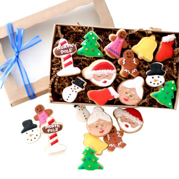 Sweet Sanctions LLC - Wholesale Cookie - Mini Christmas Cookie Gift Box Set