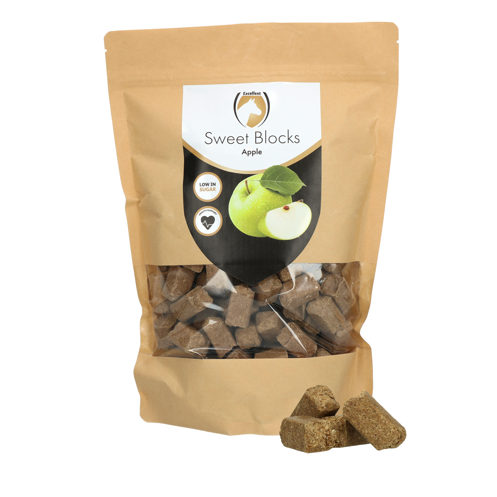 Hofman Animal Care - Vendita all'ingrosso Snack - Cani - Excellent Horse Sweet Blocks Mela 1 kg0