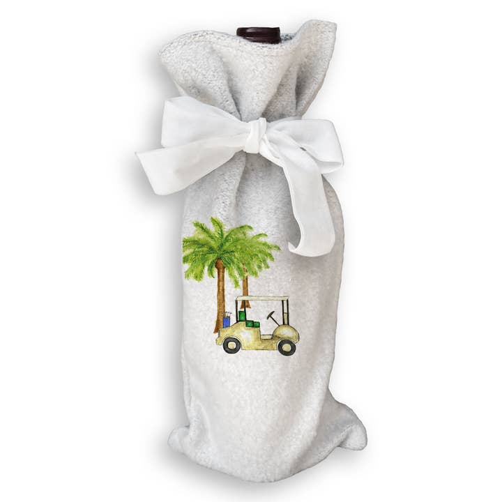 French Graffiti - Wholesale Tea Towel - Golf Cart with Palm Trees17