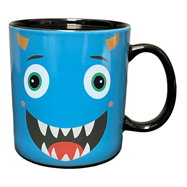 Monster Heat Reveal Mug - Blue for wholesale by Streamline