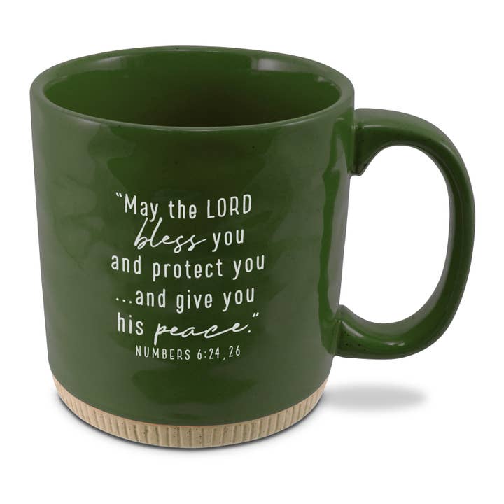 Dicksons - Wholesale Coffee Mug - LCP Coffeecup Powerful Words Blessed Grn 16