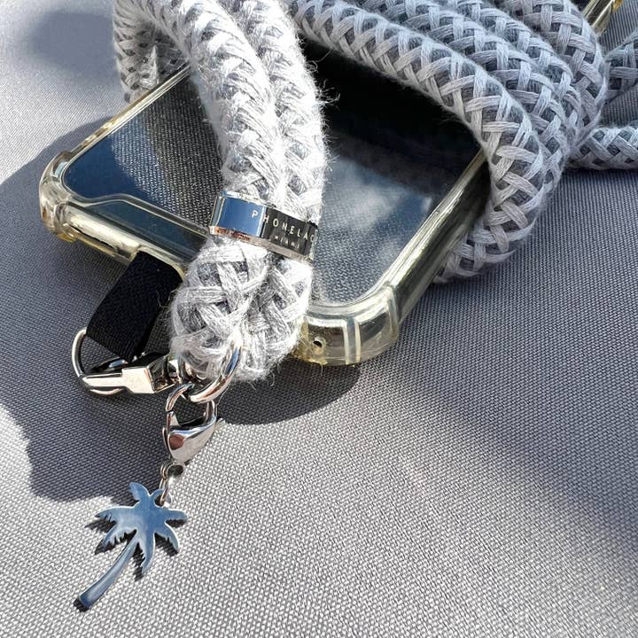 Boho Gray Phone Lanyard for wholesale by PHONELACE