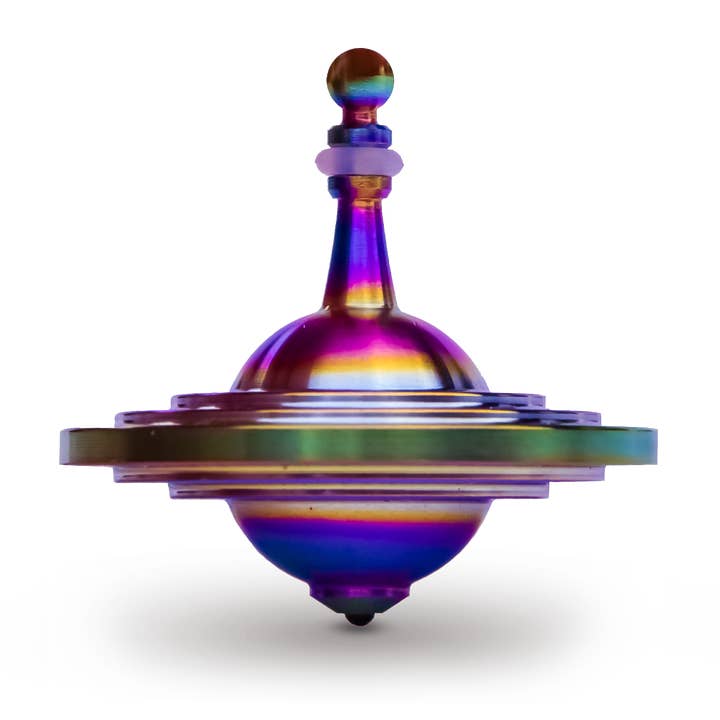 UFO Tops - Wholesale Classic Toy - Kids - Metal Spinning Top inspired by Cussac, France UFO Sighting