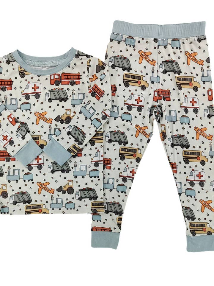 Little Engines Bamboo Set for wholesale by Little One Shop