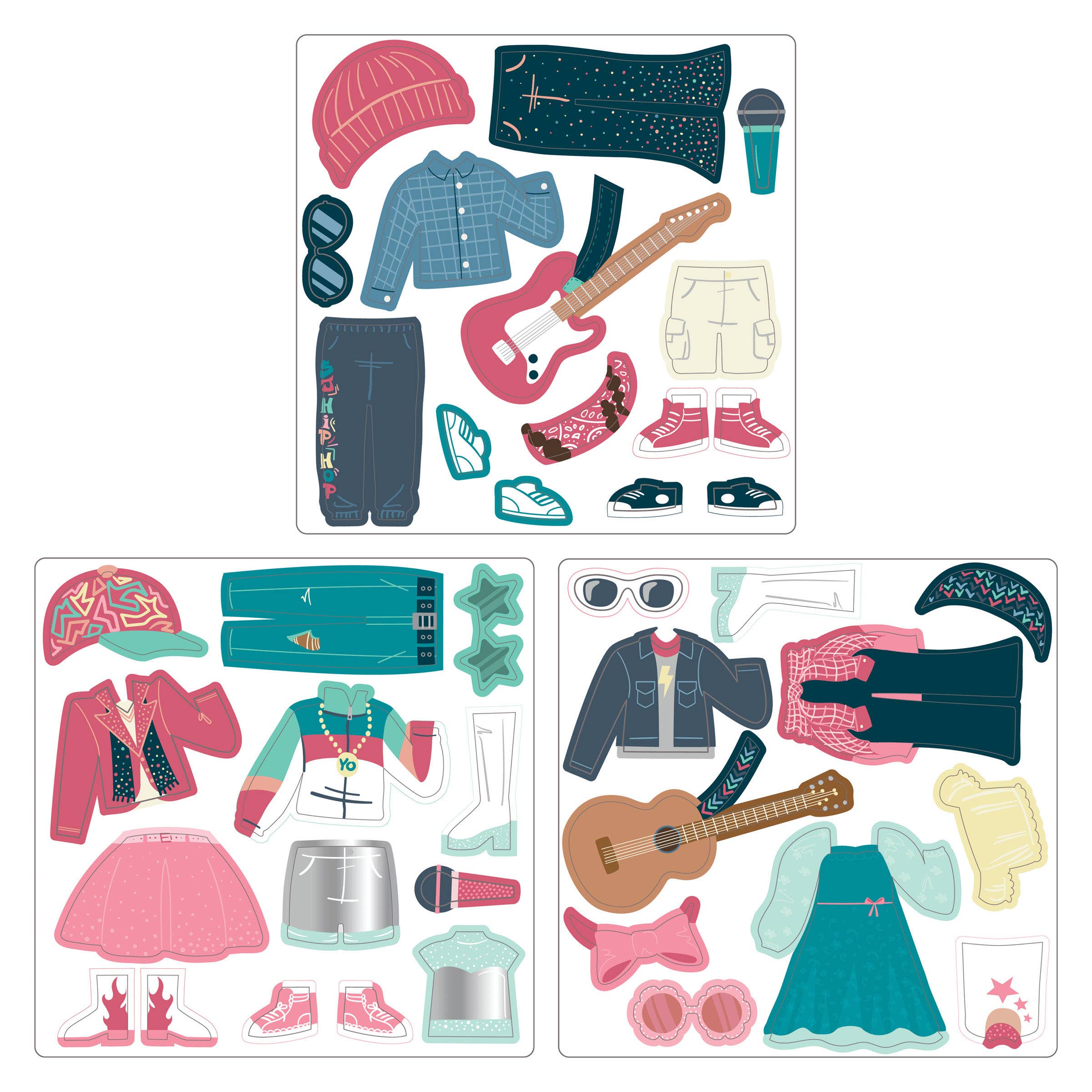Stephen Joseph Gifts - Wholesale Toy Set - Kids - Travel Tin Magnetic Dress-Up11