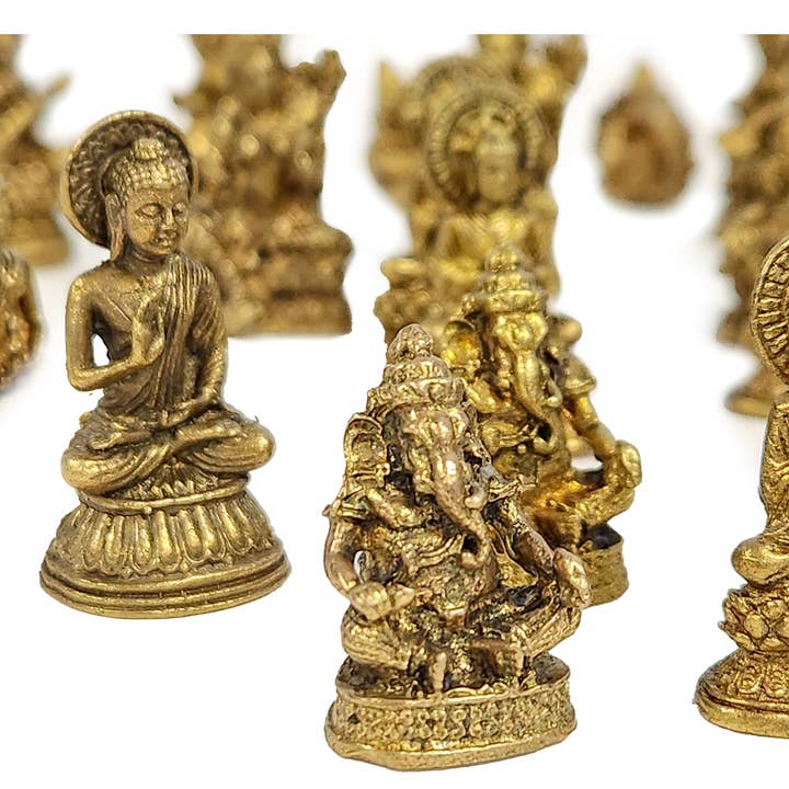 Yak & Yeti - Wholesale Decorative Figurine - Pocket Mini Brass Statues (Min quantity 30 pcs)3