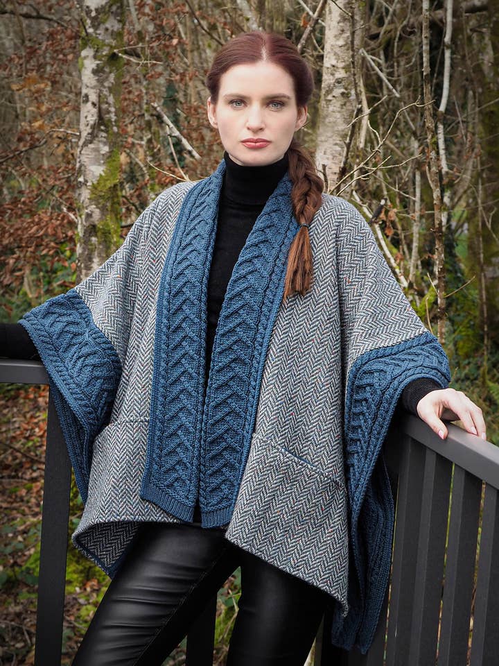 Aran Crafts – wholesale Cape – Women's – TWEED CAPE T35