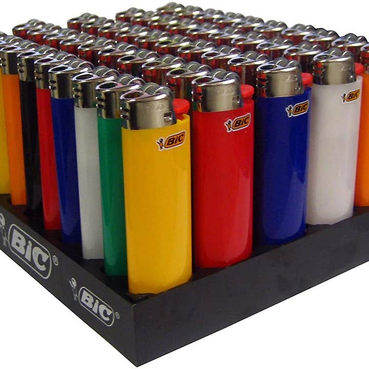 EcoQuality - Wholesale Lighter - Bic Lighter Multi Color 50+3 Count Tray