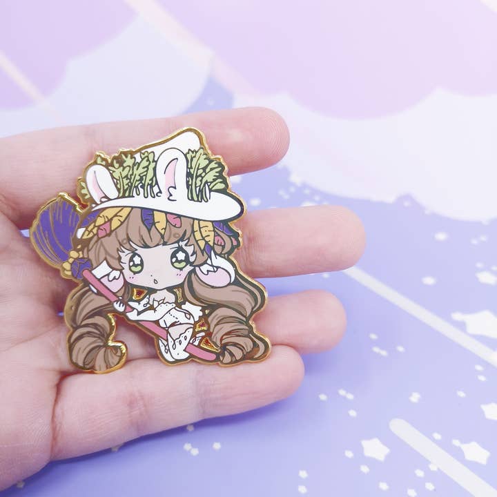 Kittynaut - Wholesale Lapel Pin/Button - Bunny Familiars - Enamel Pins2
