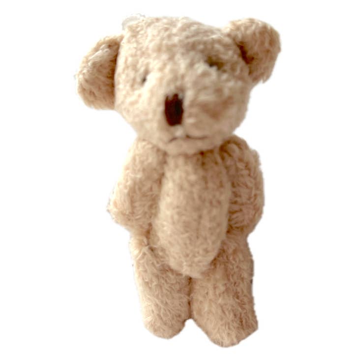 The Gifted Rat - Vendita all'ingrosso Peluche - Bambini e neonati - Portachiavi Orsetto Piccolo Beige Imbottito per Zaino e Tasche5