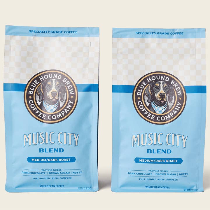Blue Hound Brew – wholesale Coffee beans – Music City Blend Coffee - Medium/Dark Roast1