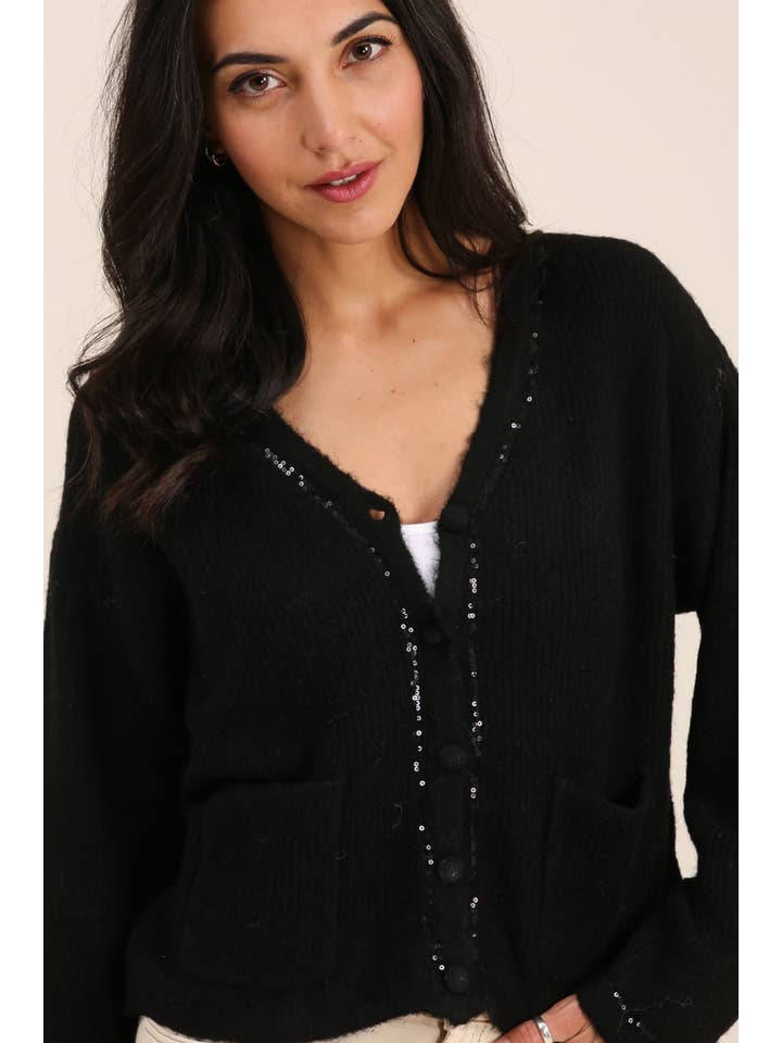 Cherry Paris - Wholesale Cardigan - Women's - Lavinia Vest - IY24622