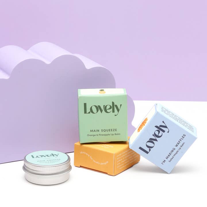 Lovely Skincare – wholesale Lip Balm – Lip Balm - Main Squeeze - Orange & Pineapple