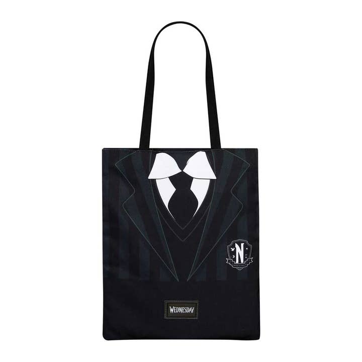 KARACTERMANIA - Wholesale Grocery/Shopping Bag - Wednesday Uniform-Shopping Bag, Black1