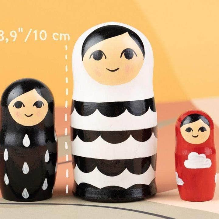 Firebird – Großhandel Puppe – Kinder – Matroschka-Puppen in verschiedenen Farben, 5- oder 3-teiliges Set.