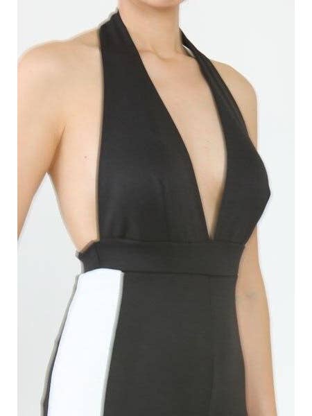 SurelyMine - Wholesale Jumpsuit - Dames - Zandloper jumpsuit met kleurblok3