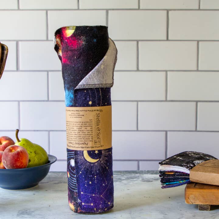 20 Stück abwaschbare Papierhandtücher, Papierhandtücher ohne Abfall für den Großhandel von Stella & Sol Sustainables