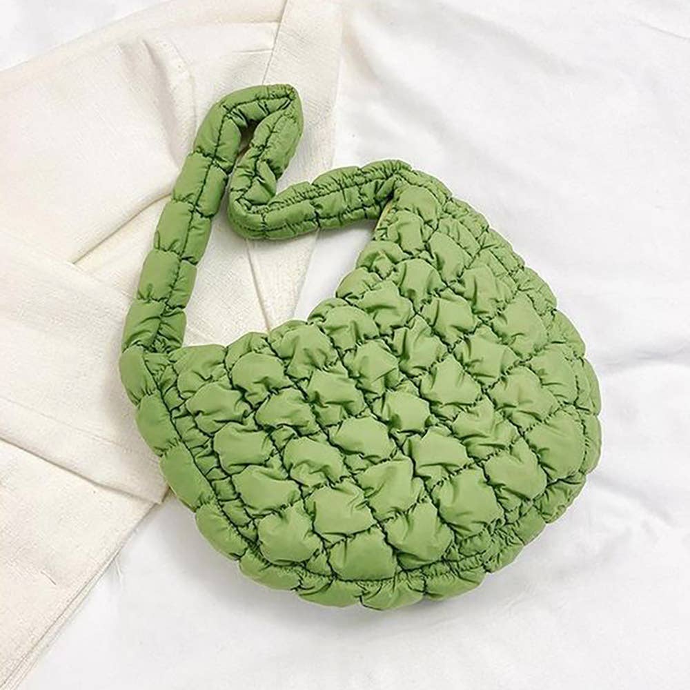 Sensibling Corp. - Wholesale Shoulder Bag - Women's - Quilted Puffer Tote / Shoulder Bag Cloud Bag3