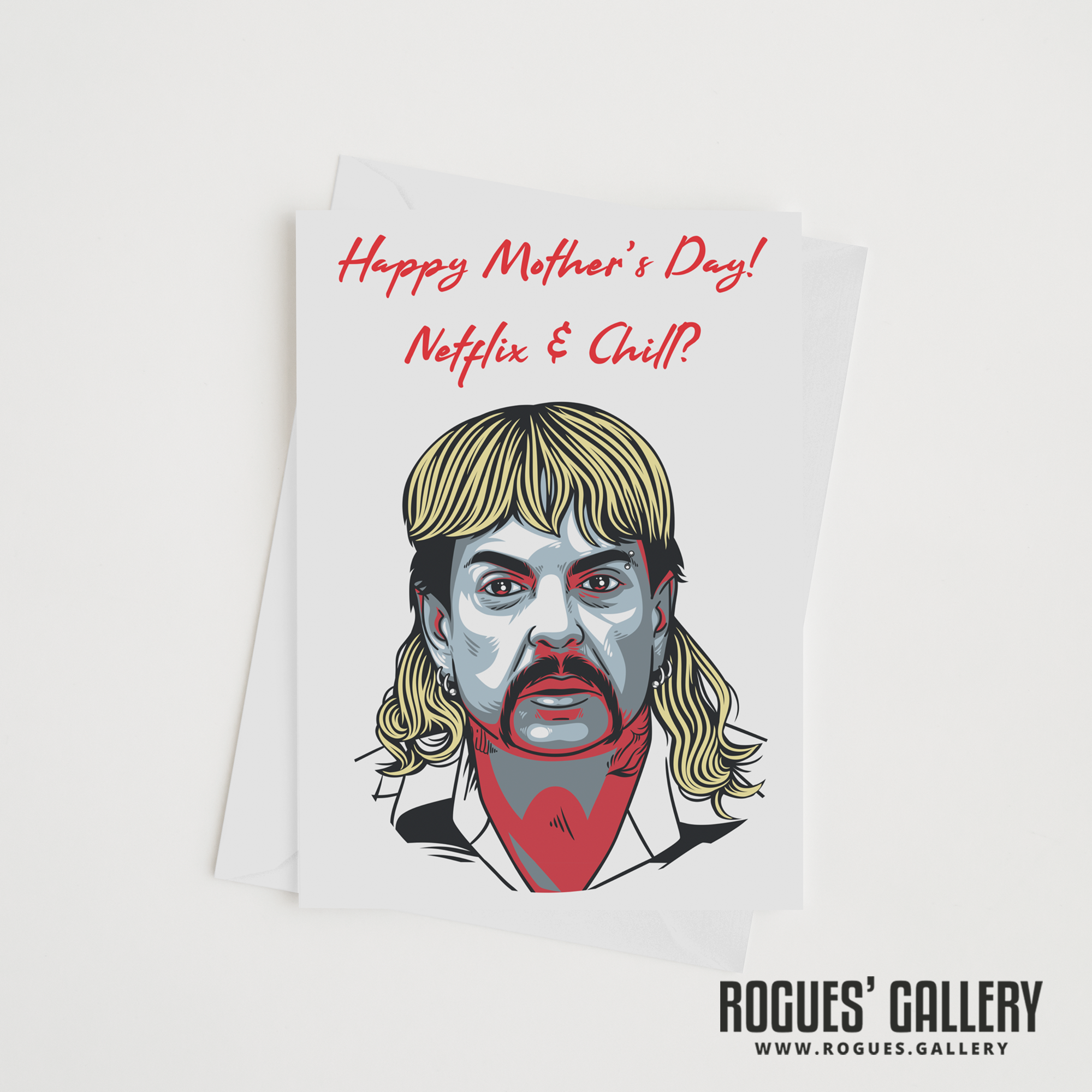 Rogues' Gallery – wholesale Father’s Day card – Joe Exotic aka The Tiger King Birthday, Mother's Day0